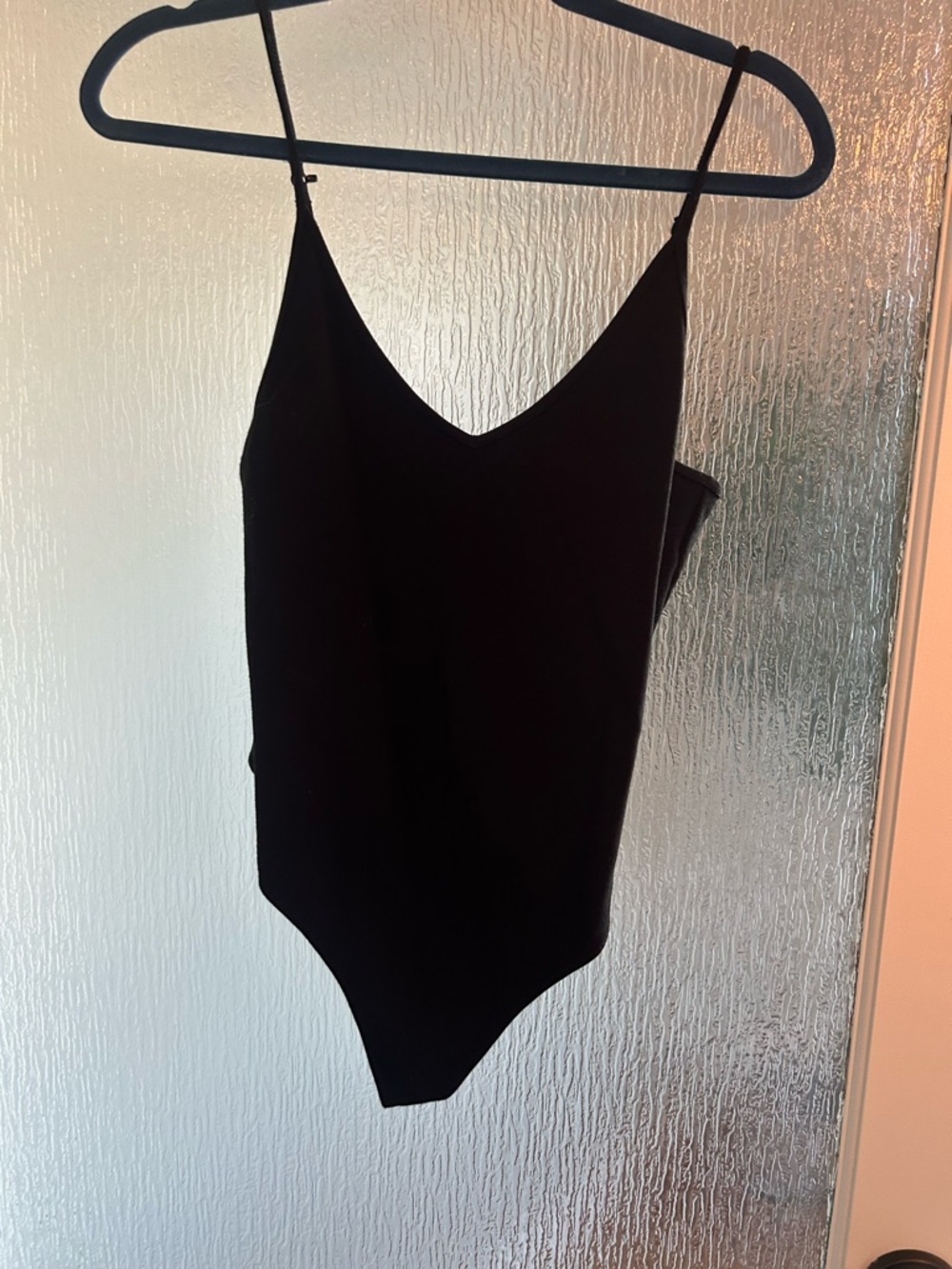 NWOT Aritzia Sunday Best Black V-Neck Spaghetti Strap Bodysuit